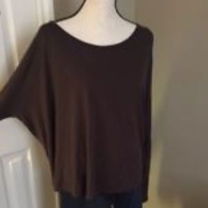 Vince Brown Dolman Sleeve Top